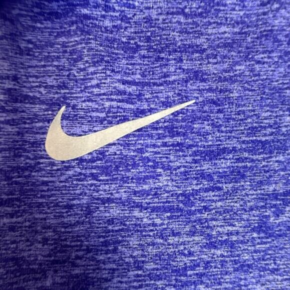 Nike Dri-FIT Running Long Sleeve Shirt Blue Thumbholes Reflective Men’s XL - Picture 4 of 8